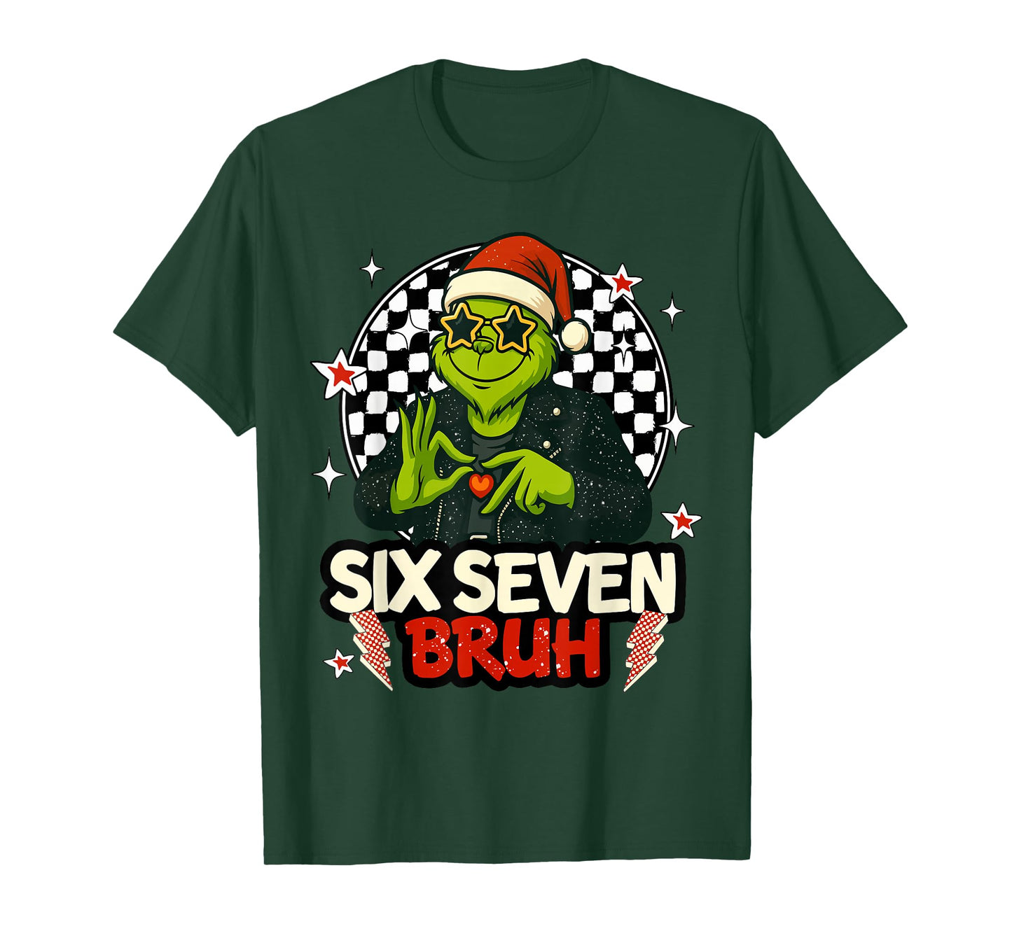 67 Meme Humor 6-7 Funny Six Seven Christmas T-Shirt