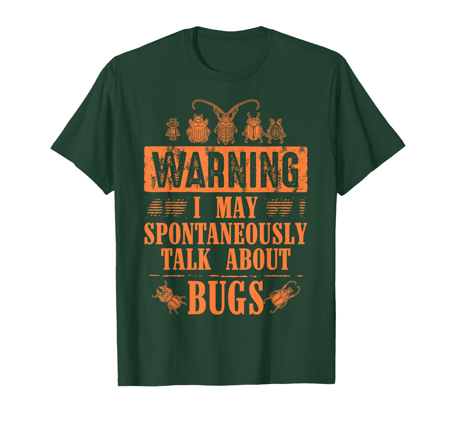 Cool Warning Talk About Bugs Funny Insect Collector Boy Gift T-Shirt