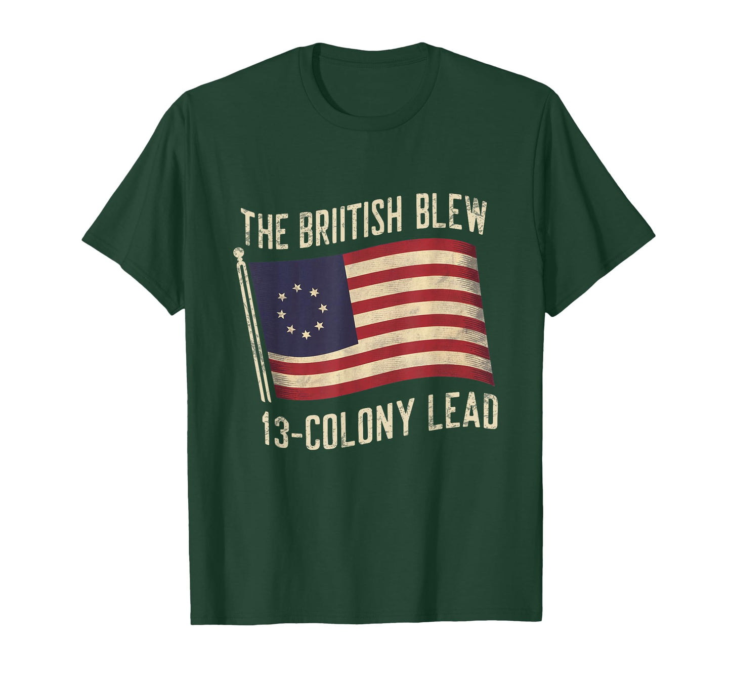 The British Blew A 13 Colony Lead T-Shirt