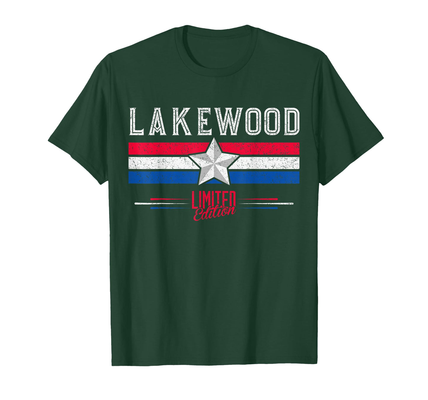 Lakewood T-Shirt Retro Vintage Shirt Gift Women Men Kids T-Shirt