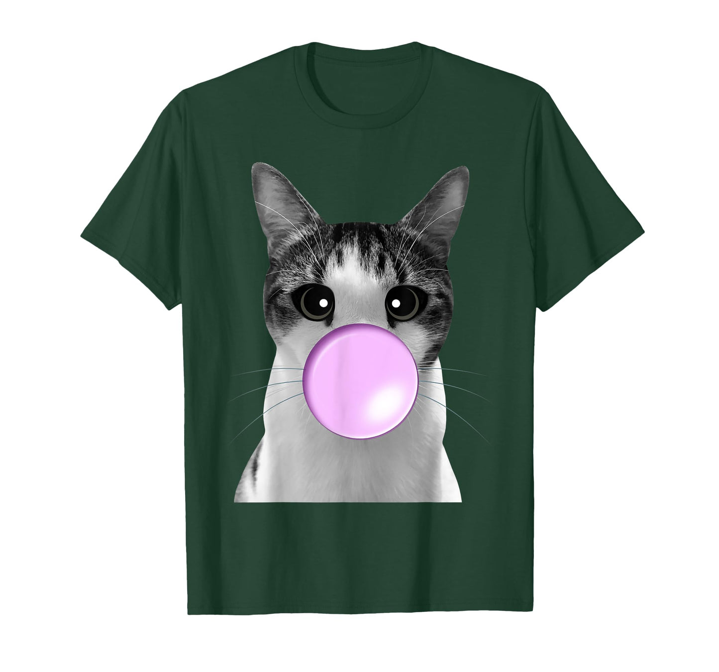 Bubblegum Kitty Cat T-Shirt for Men Women Kids