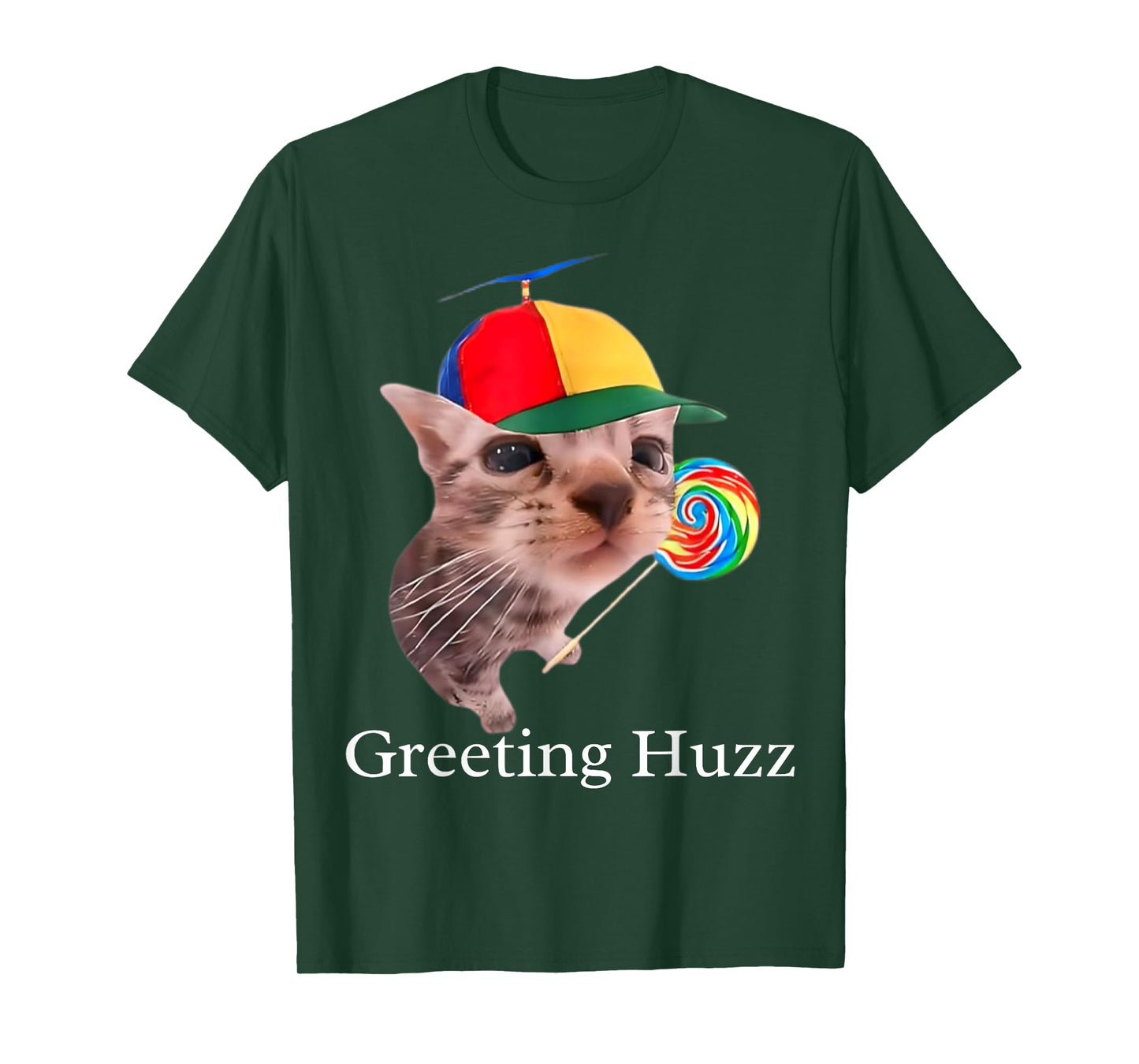 Greetings Huzz Meme Cat Meme Funny Memes Internet Memes Joke T-Shirt