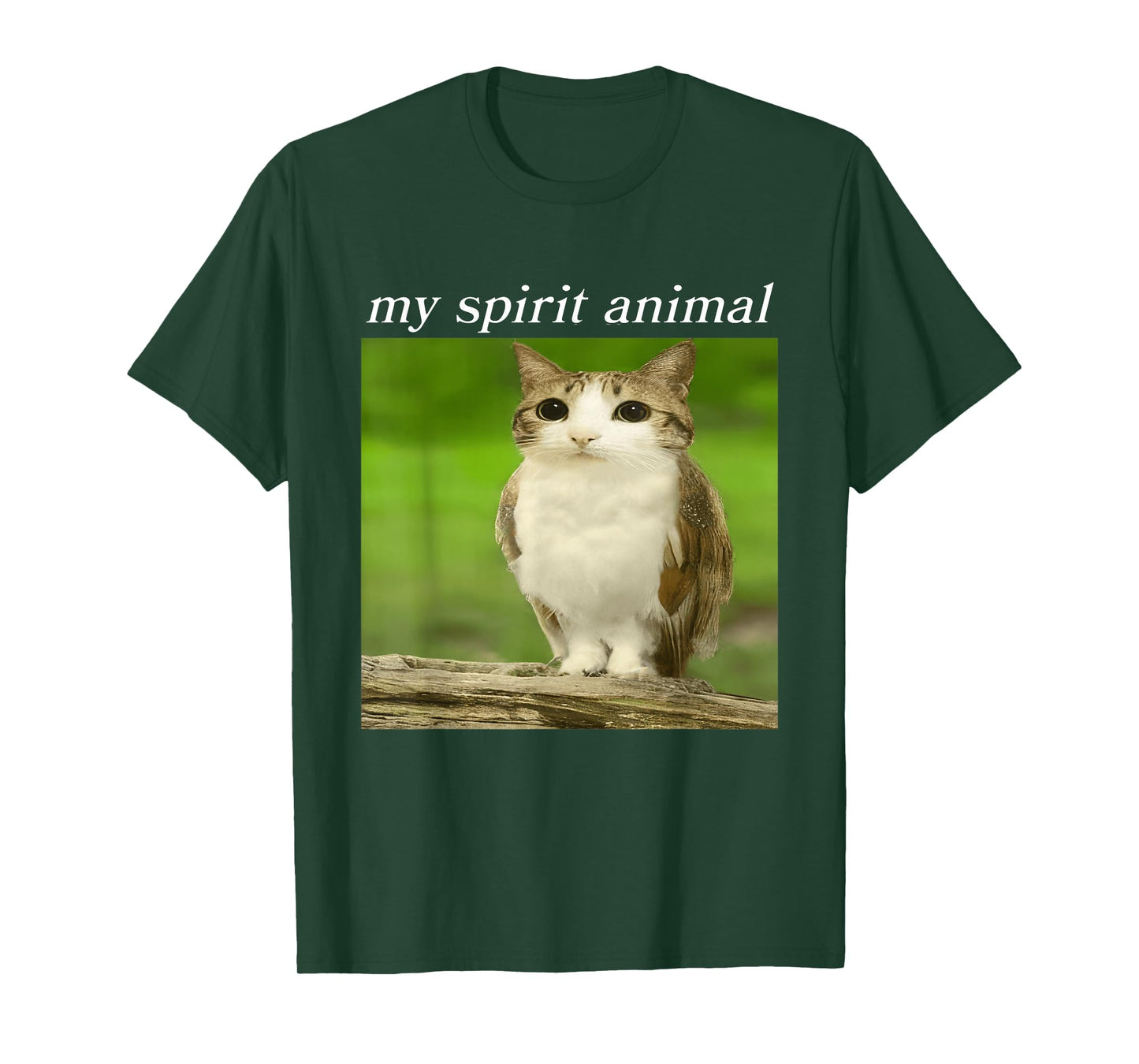 Meowl Cat Brainrot Cursed Internet Meme Funny T-Shirt