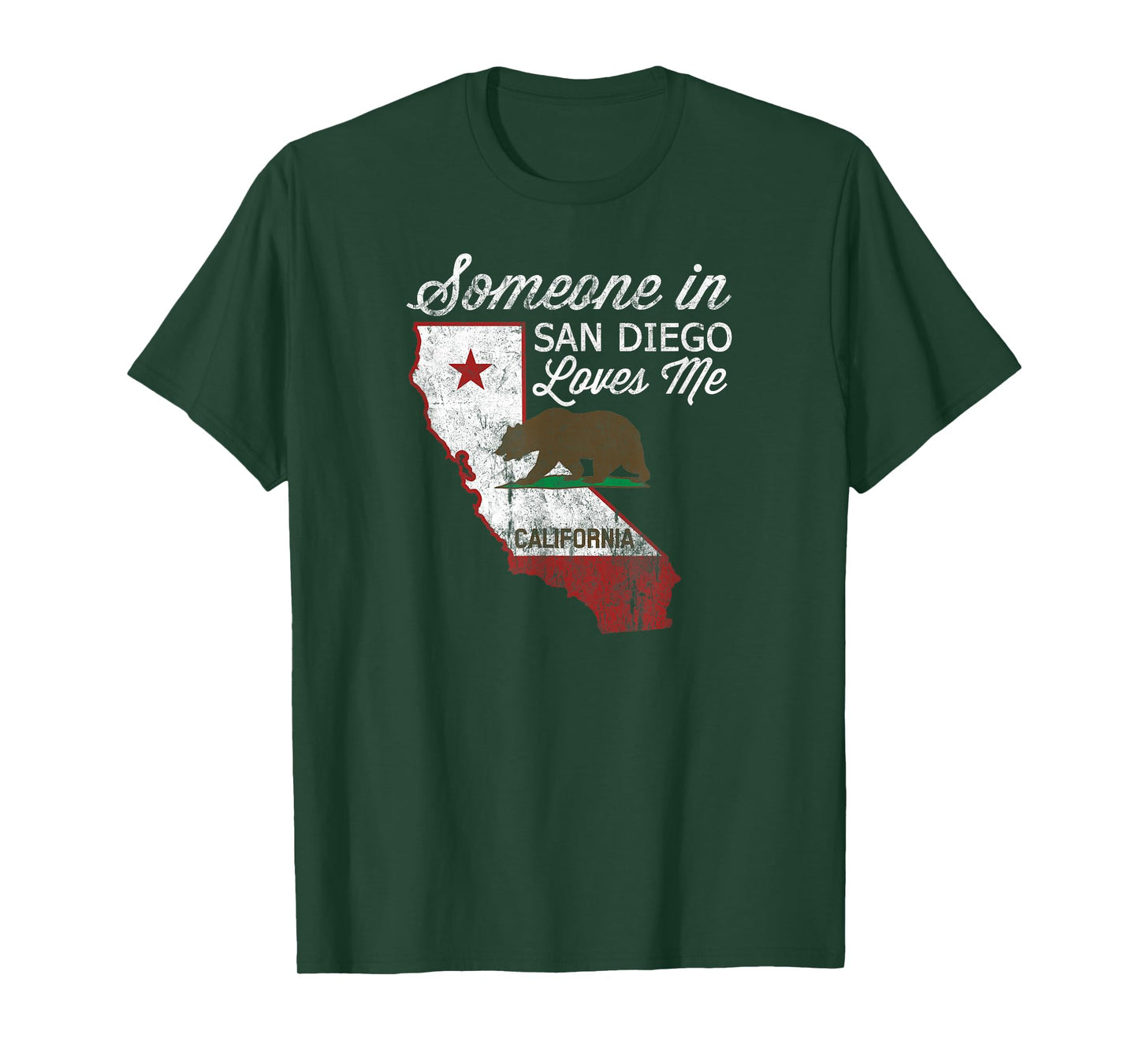 Someone in San Diego Loves Me Cali Native tShirt Vintage CA T-Shirt