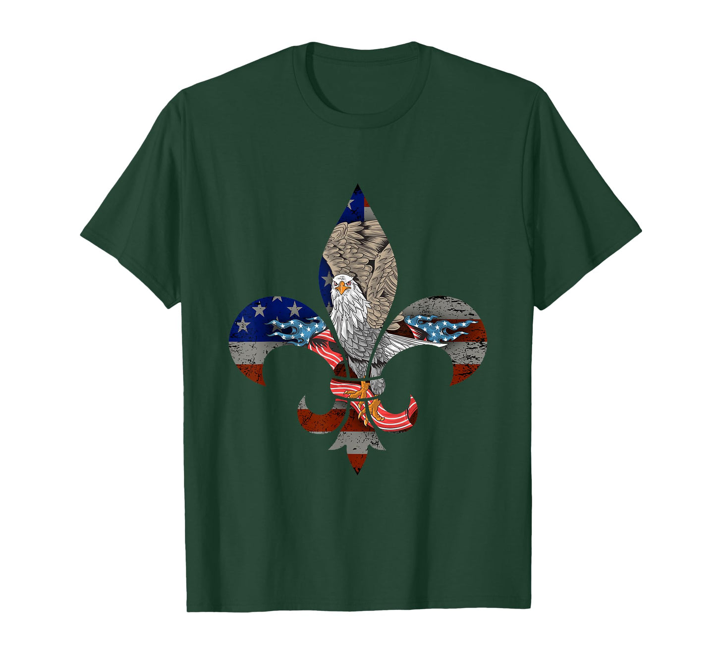 Funny Patriotic Scout Logo Scouting Lover Us Flag Eagle Gift T-Shirt
