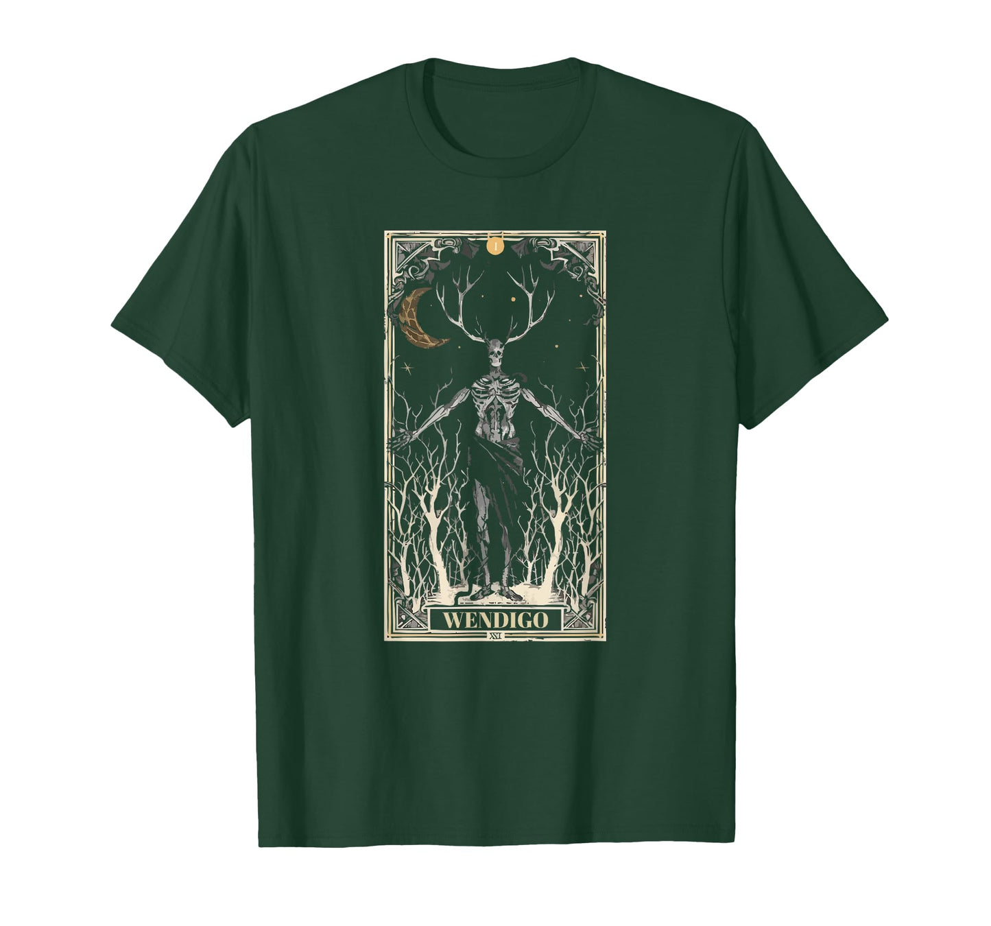 Wendigo Monster Legendary Creature Cryptozoology Cryptid T-Shirt