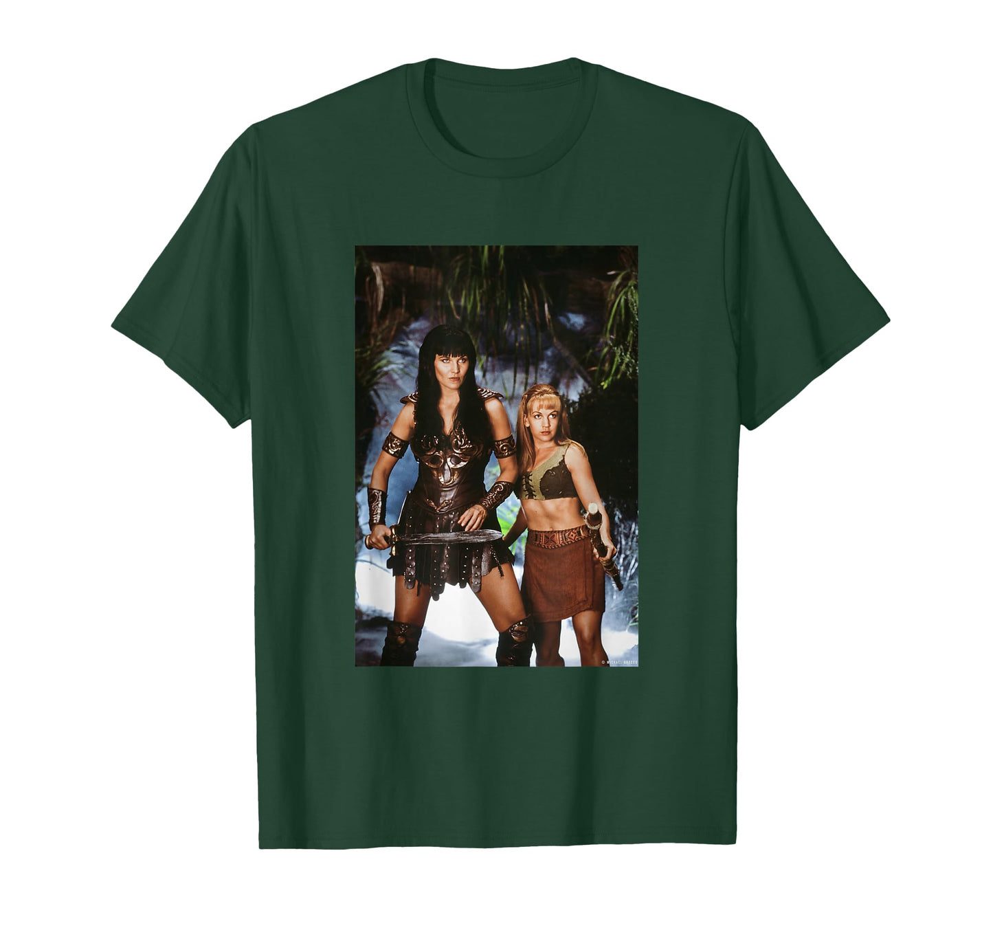 Xena Warrior Princess Gabrielle Lucy Lawless Michael Grecco T-Shirt