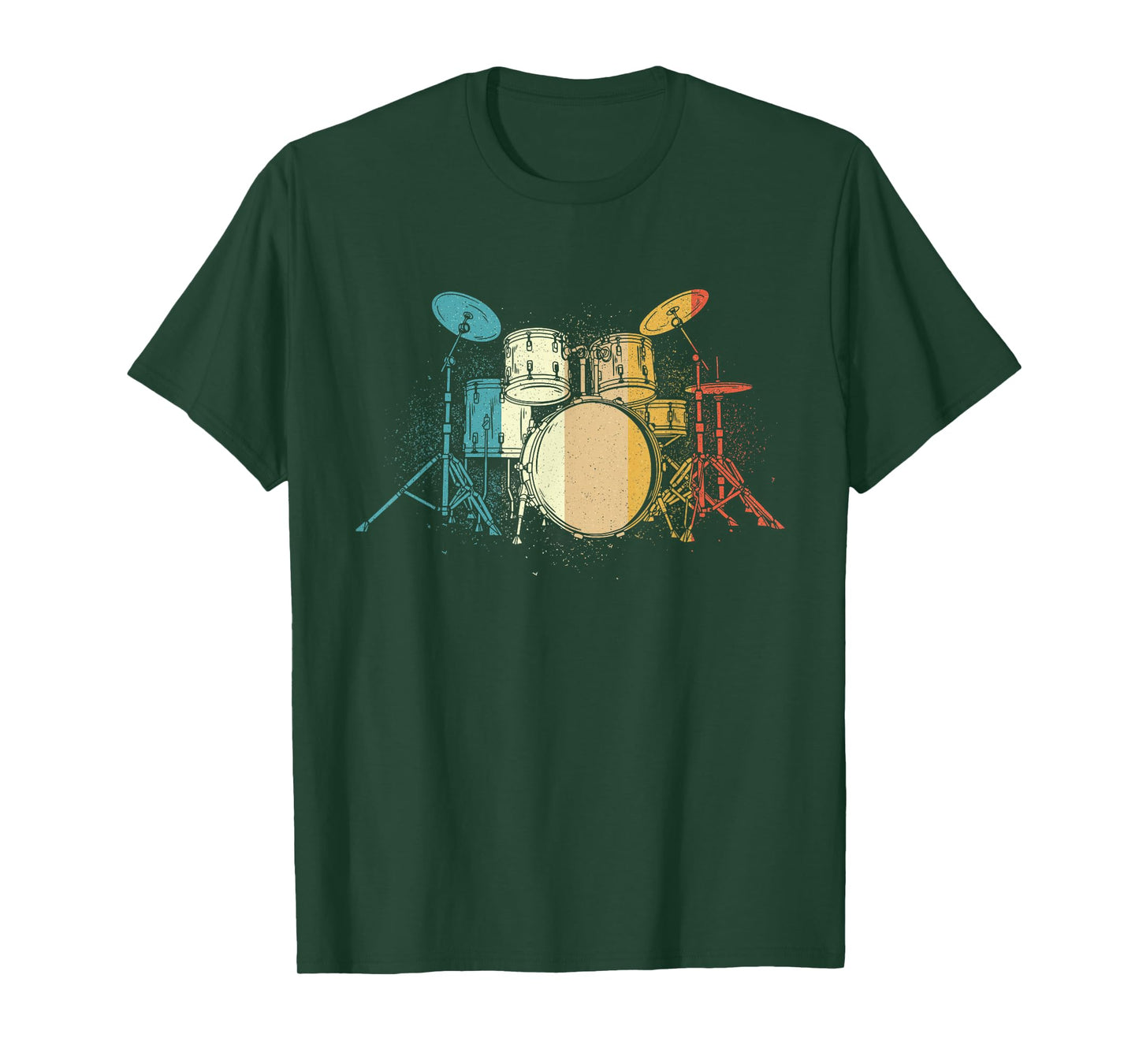 Retro Vintage Drum Sets - Drummer Drumming Lover Percussion T-Shirt