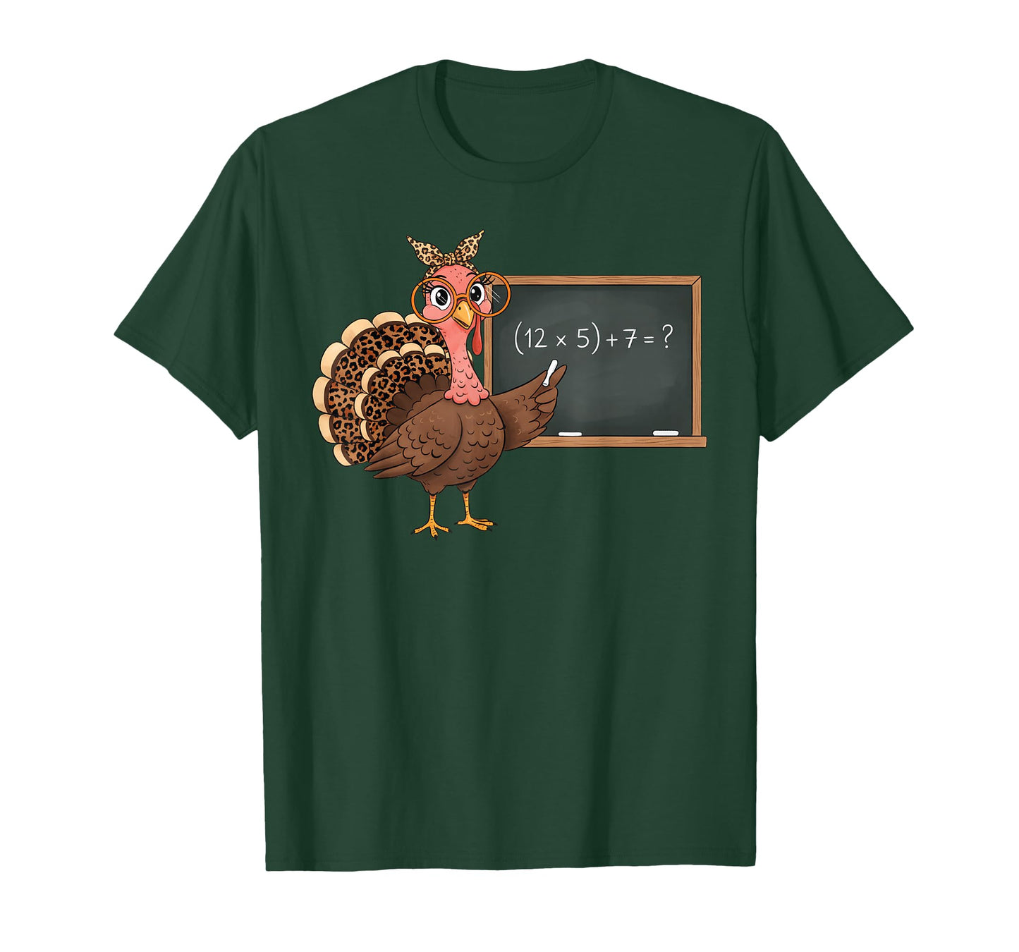 Six Seven 6 7 Meme Number 67 Turkey Thanksgiving Teacher T-Shirt