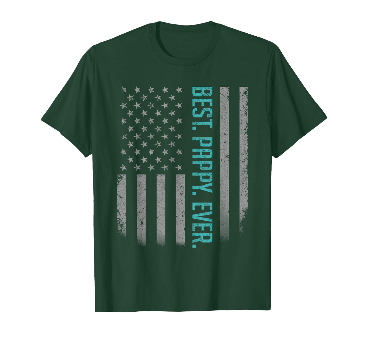 Best Pappy Ever US American Flag Shirt Gift For Father's Day T-Shirt for Men