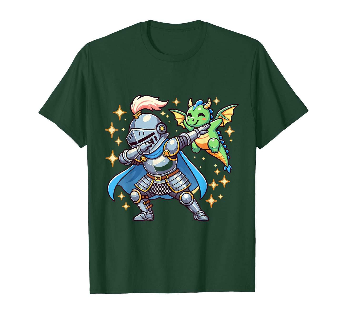 Dabbing Dragon Knight Shirt Ren Faire Funny Medieval Fantasy T-Shirt