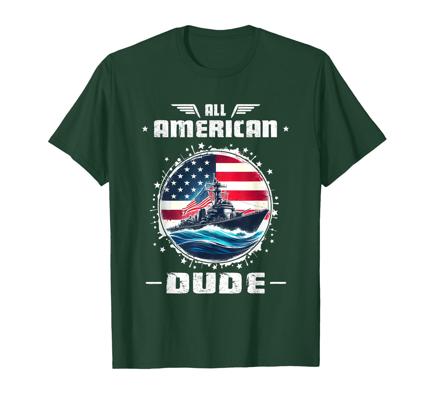 USA Perfect Dude Merch Perfect Dude Shirt All American Dude T-Shirt