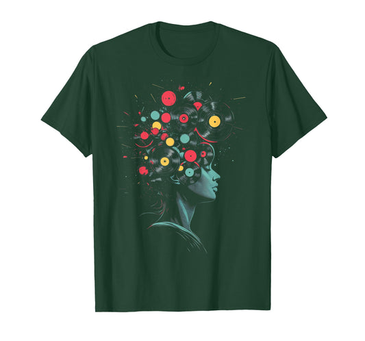 Vinyl Record Collector DJ Retro Music Lover Audiophile T-Shirt