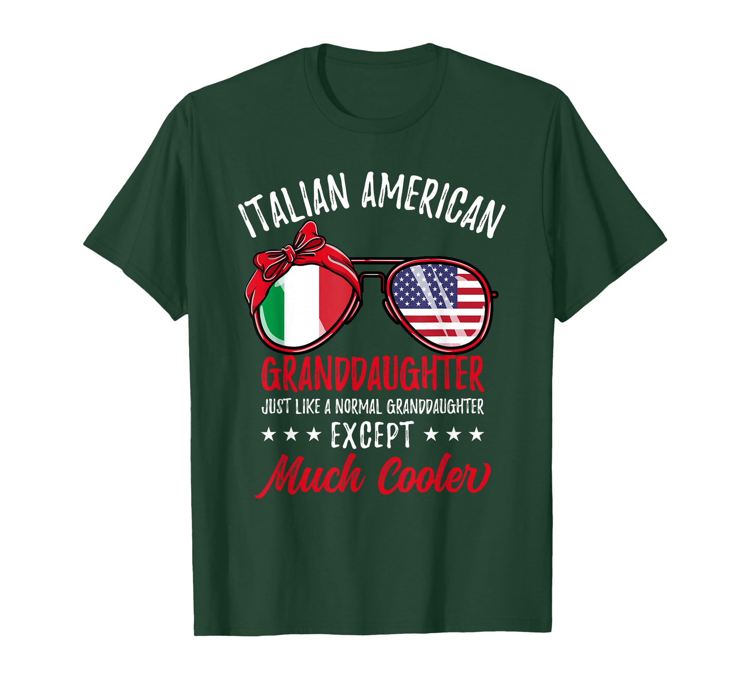 Cool Italian American Granddaughter Italian Roots T-Shirt