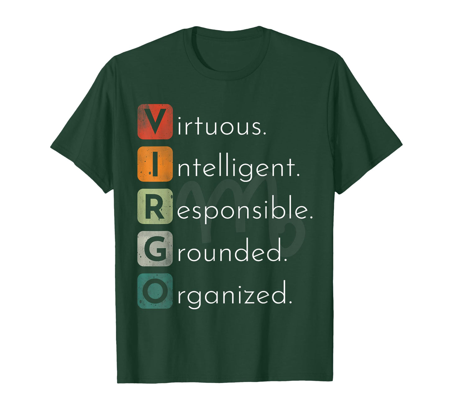 Vintage Virgo Zodiac Sign Men Women Kid Virgo Birthday Retro T-Shirt