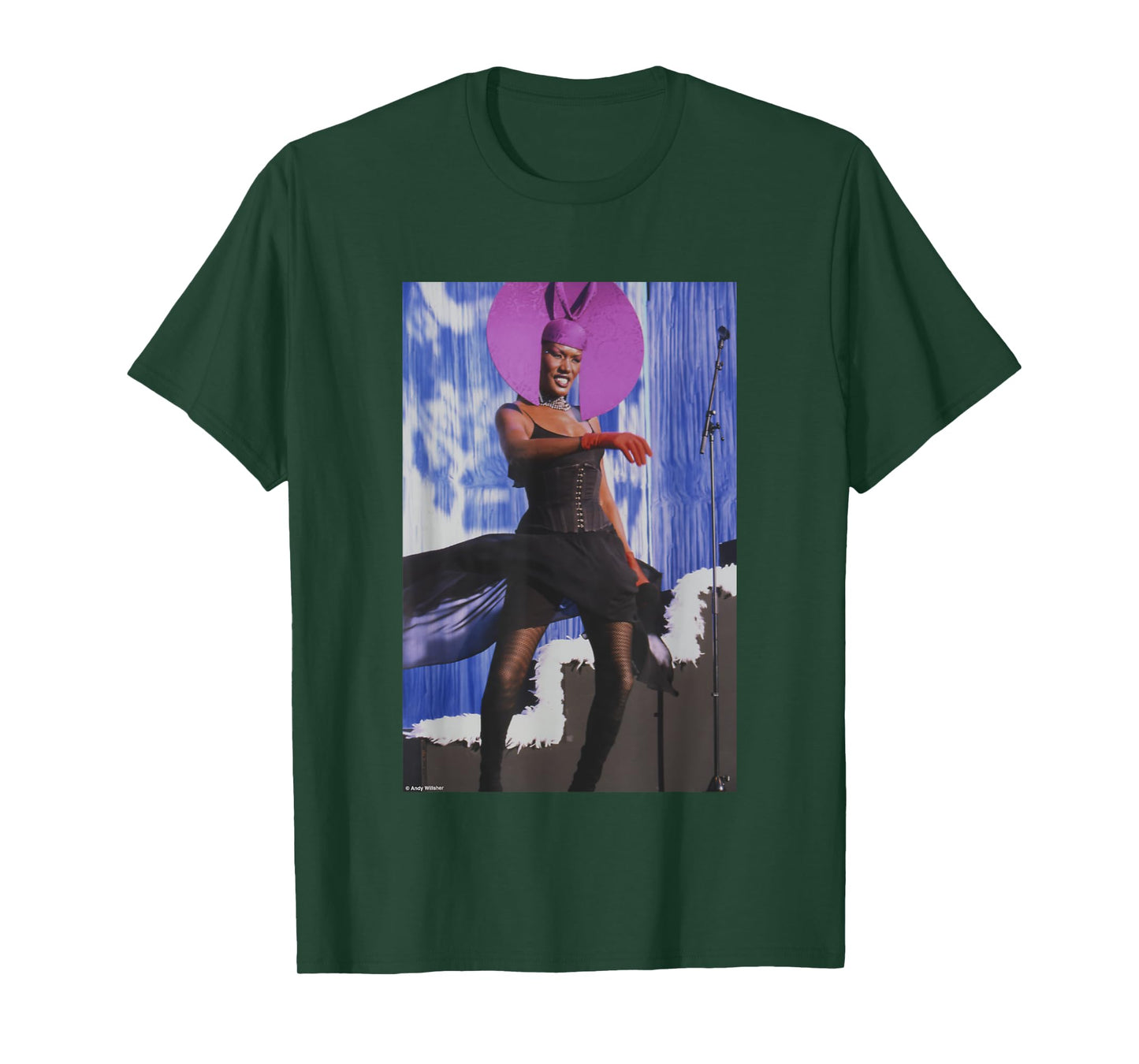 Grace Jones Phoenix Legends Party By Andy Willsher T-Shirt