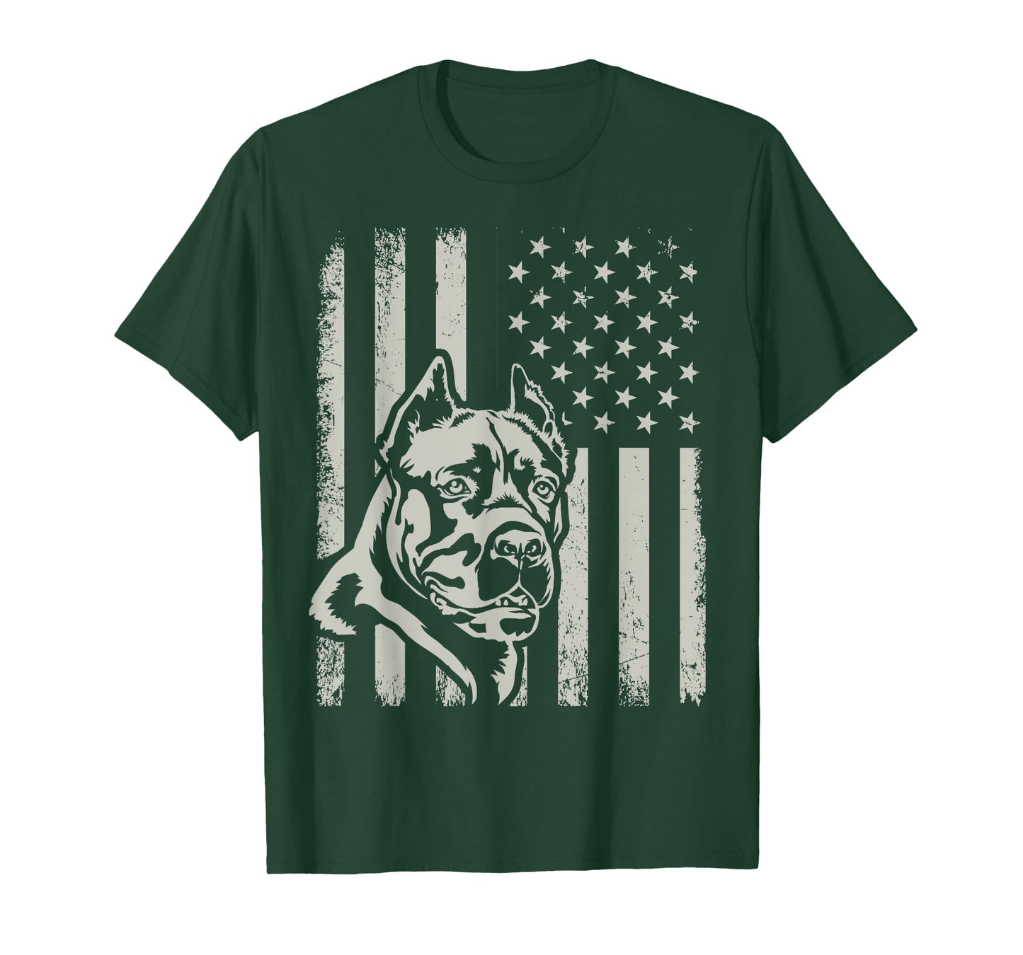 Proud Patriotic Cane Corso Owner Lover American Flag T-Shirt