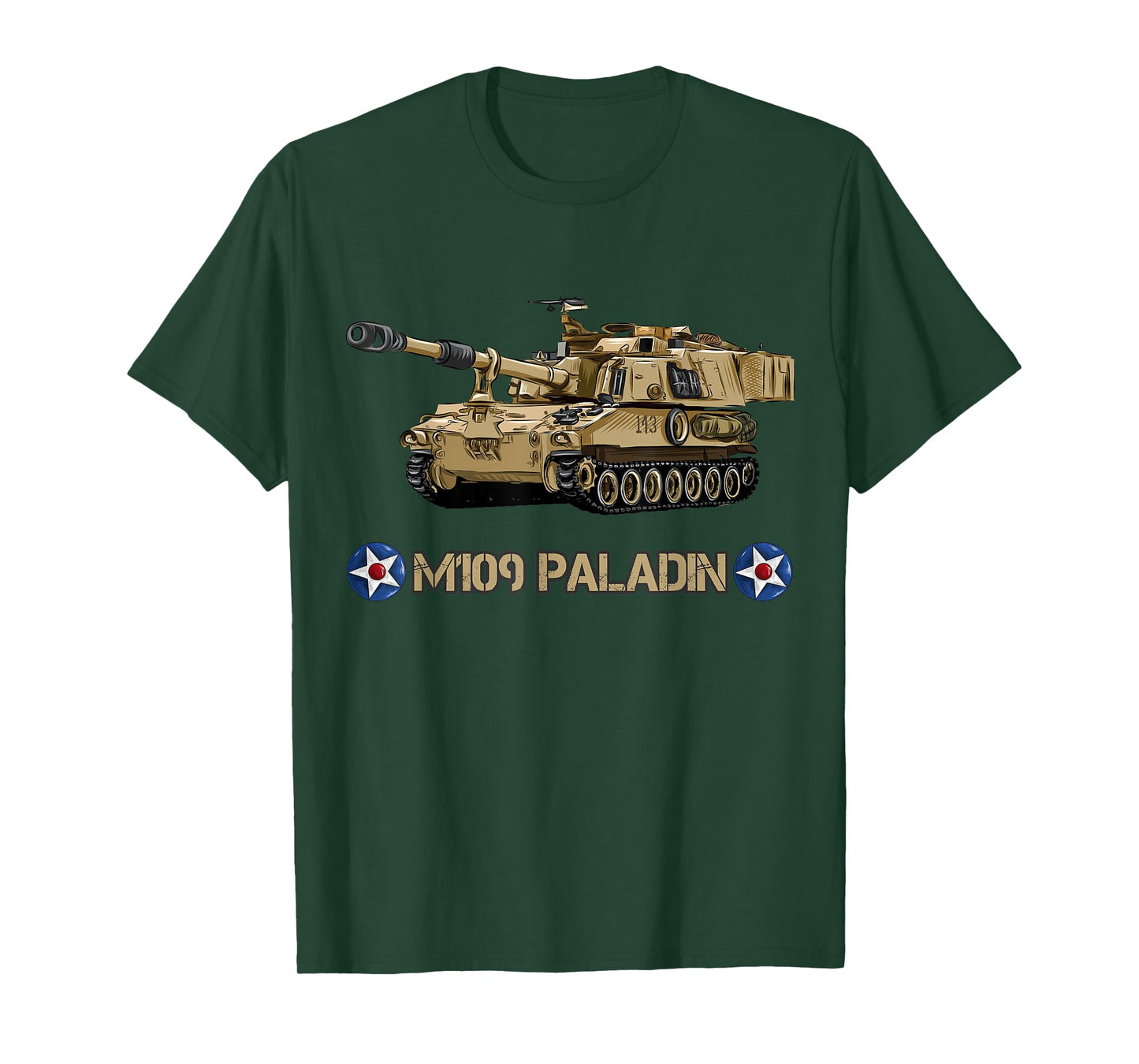 American Self Propelled Artillery M109 Paladin T-Shirt