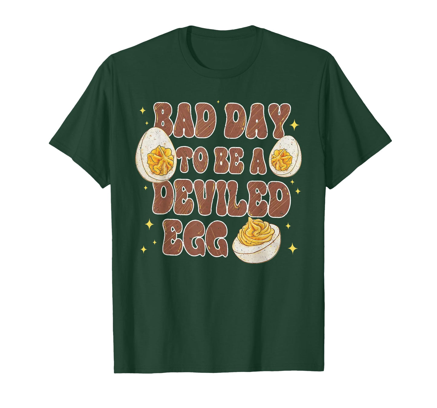 Bad Day to Be A Deviled Egg Thanksgiving Dinner Food Humor T-Shirt