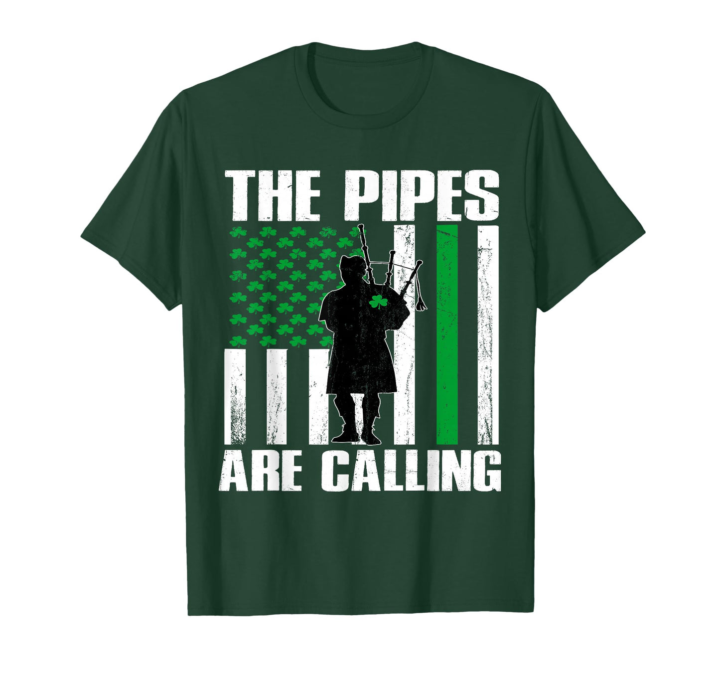 The Pipes are Calling St Patricks Day Gift Irish Bagpipe T-Shirt