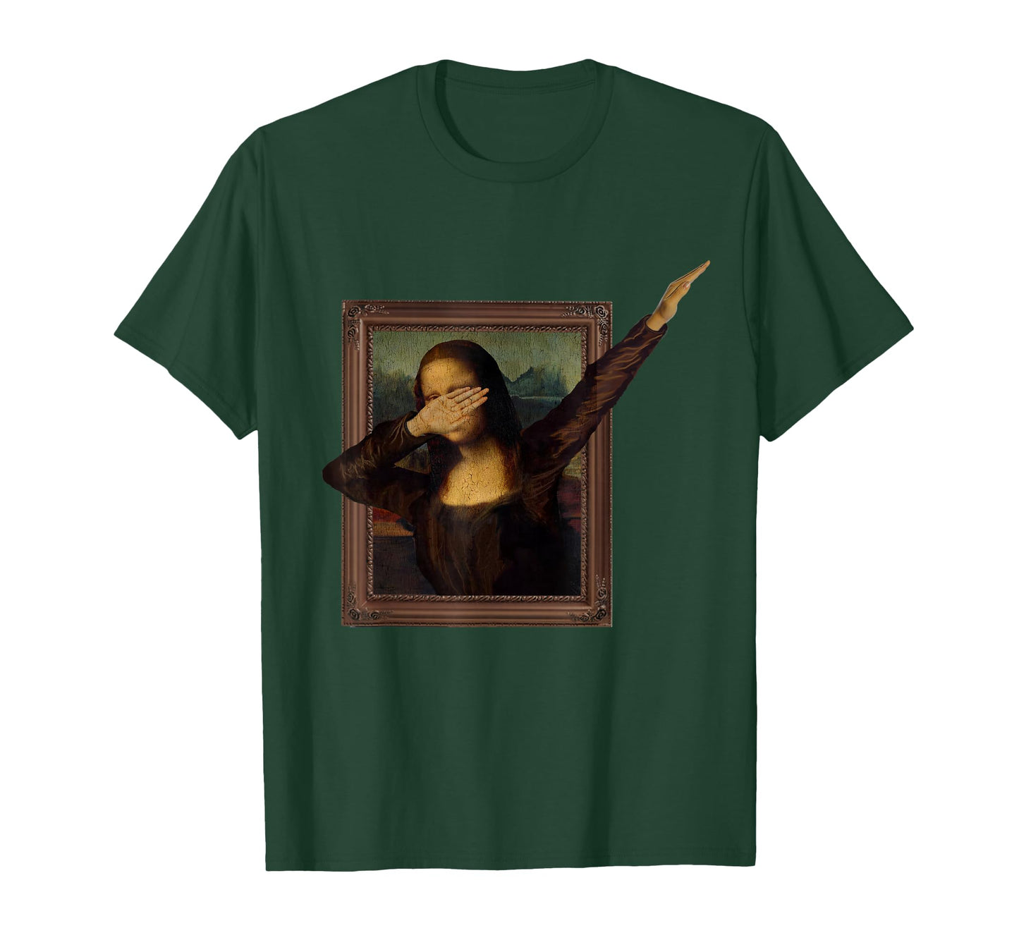 Dabbing Mona Lisa, Painting, La Gioconda T-Shirt