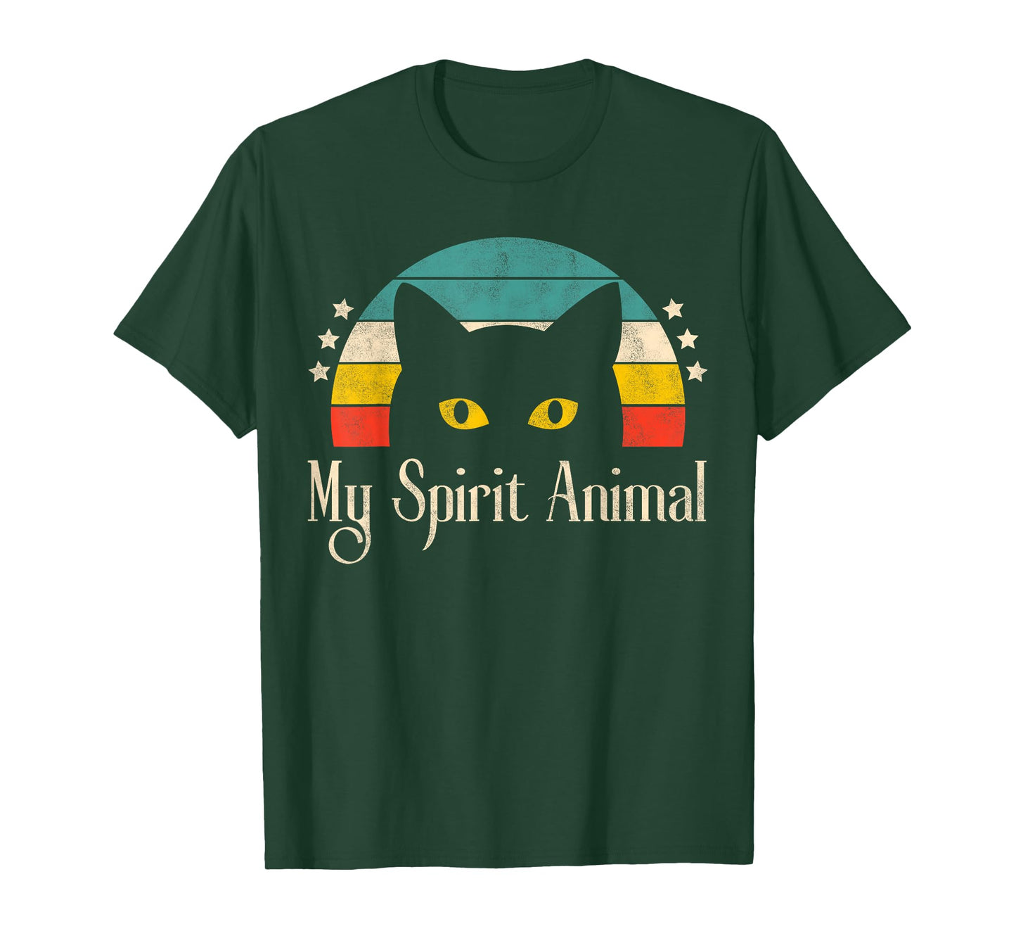 Retro Cute Cat Funny Graphic For Cat Lovers Cat Owner T-Shirt