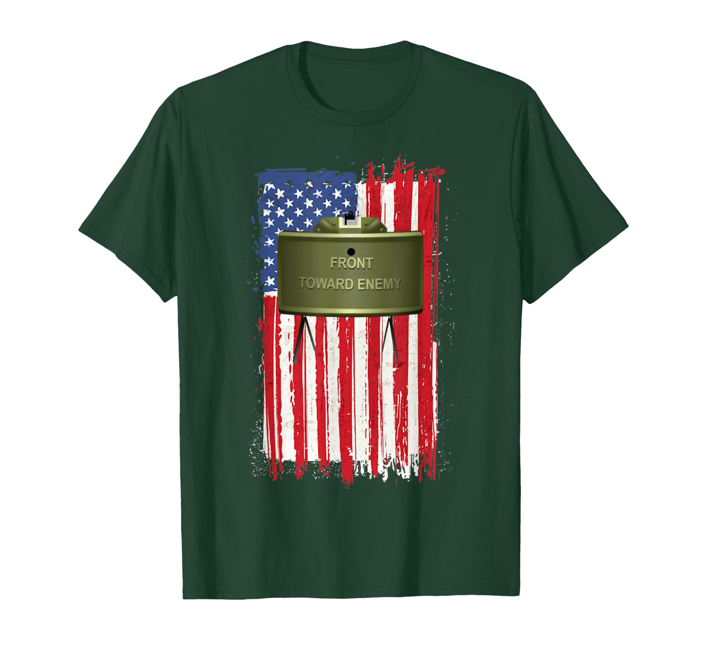 Claymore Mine American Flag T-Shirt