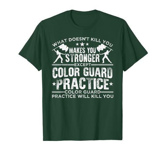 Color Guard Design For Men Women Winter Guard Marching Band T-Shirt