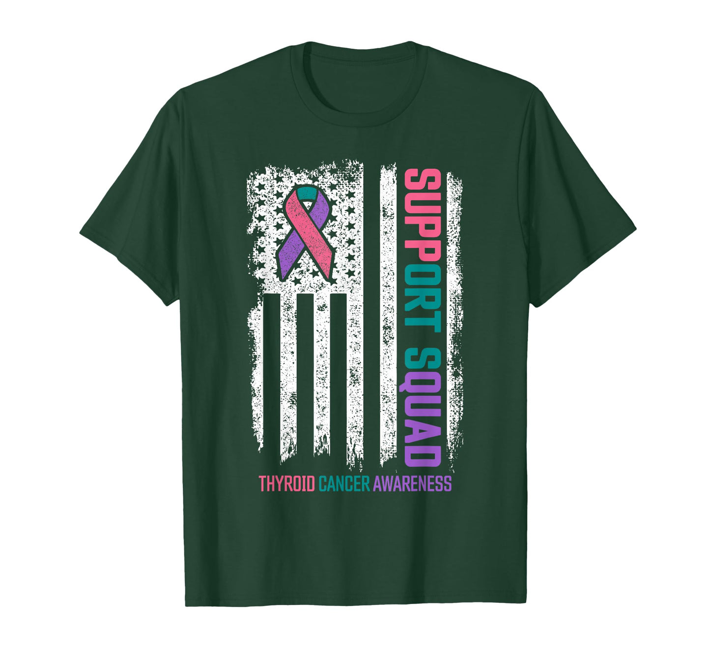 Thyroid Cancer Shirts Support Squad Thyroid Cancer Awareness T-Shirt