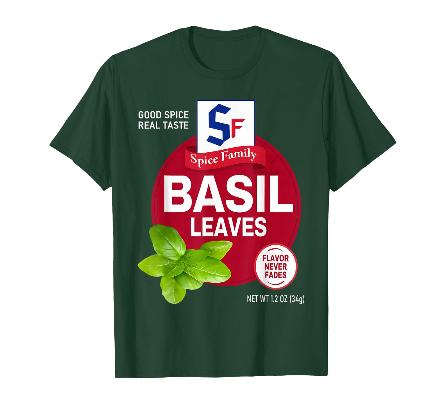 Basil Leaves Spice Group Family Matching Halloween Outfit T-Shirt