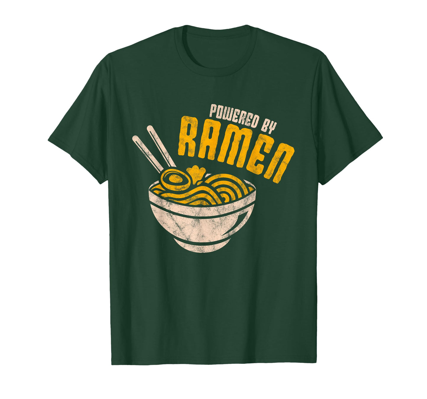 Powered by Ramen Japanese Love Anime Noodles T-Shirt