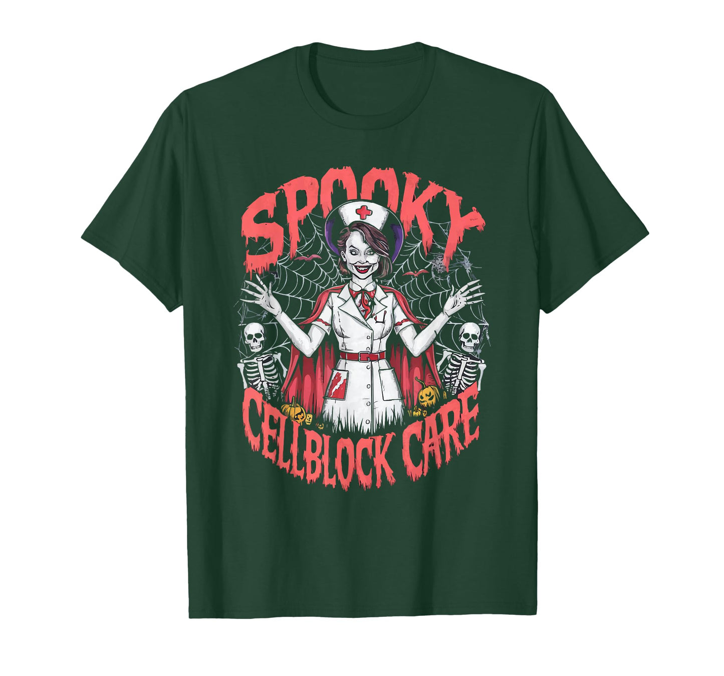 Correctional Nurse Halloween Spooky Nursing Trick Or Treat T-Shirt