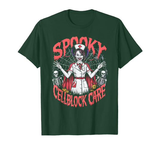 Correctional Nurse Halloween Spooky Nursing Trick Or Treat T-Shirt