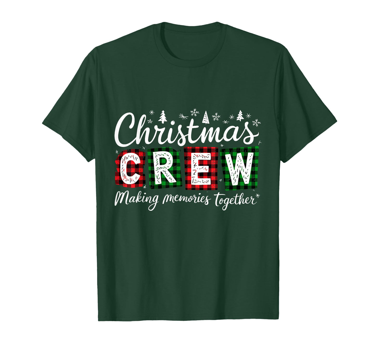 Christmas Crew 2025 Making Memories Together Family Group T-Shirt