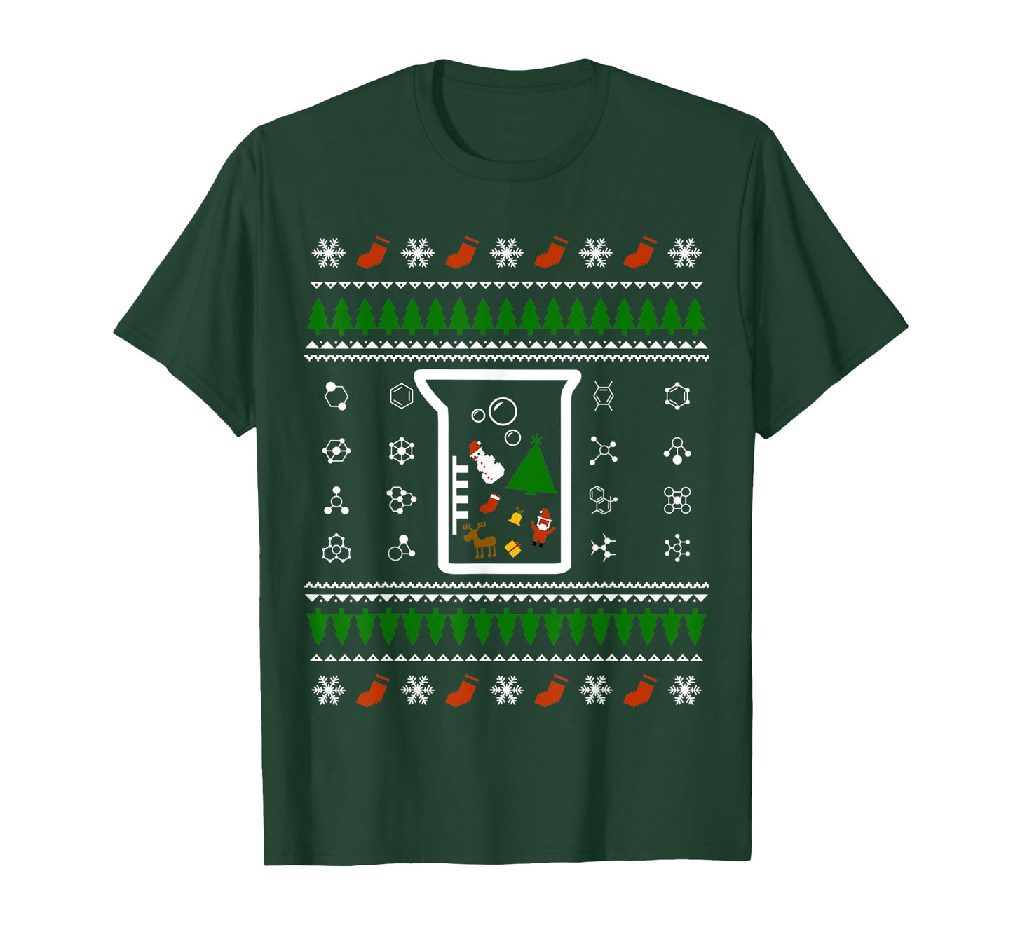 Chemist Tree, Oh Chemistry Tree | Ugly Christmas T-Shirt