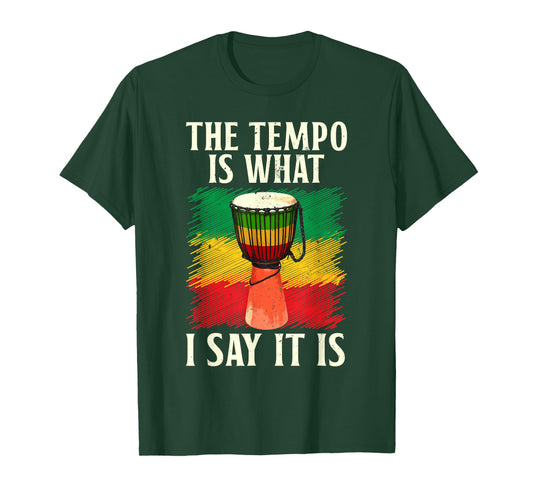 Cool Djembe Art for Men Women Djembe Drummer Djembe Drumming T-Shirt