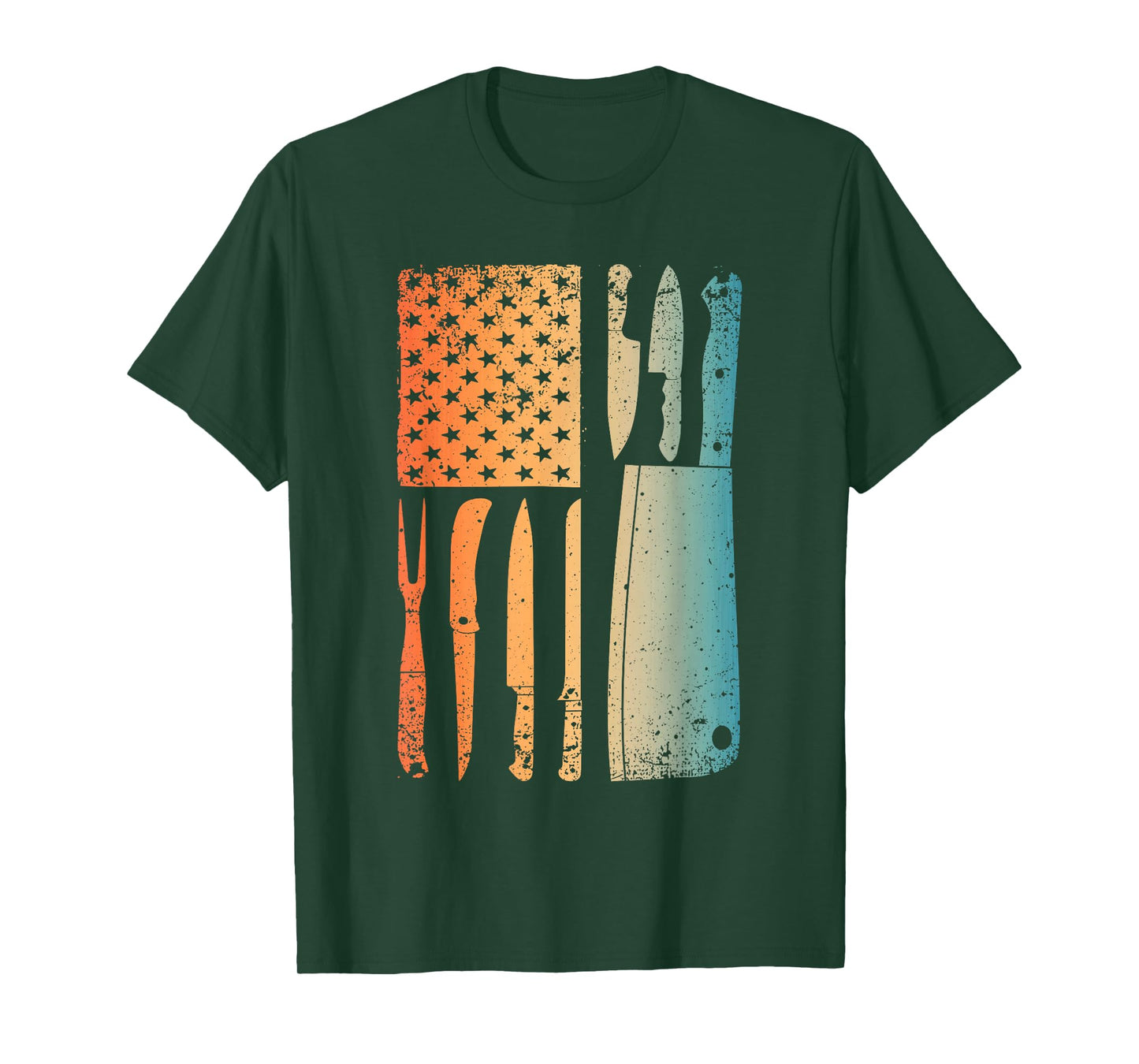 Cool Chef Art for Men Women Sous Chef Knives Culinary Cook T-Shirt