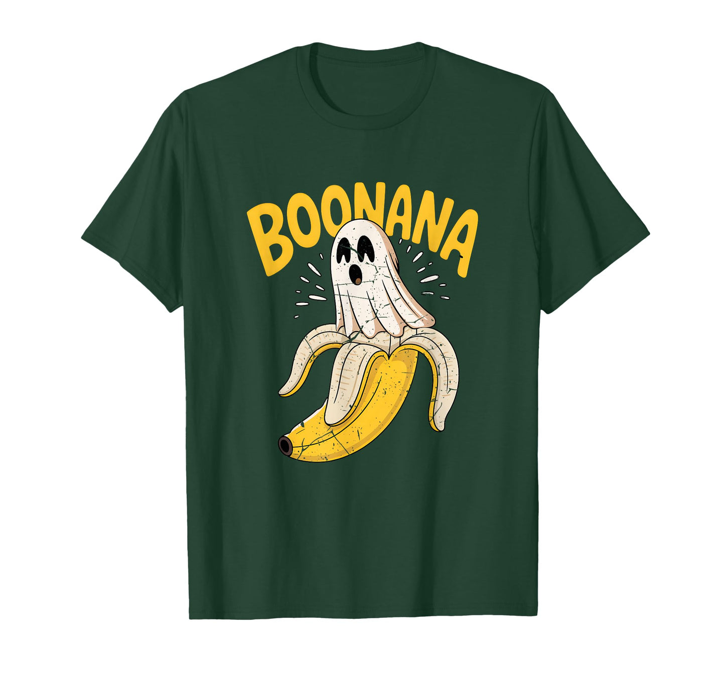 Boonana Banana Ghost Funny Halloween Shirt – Cute Spooky T-Shirt