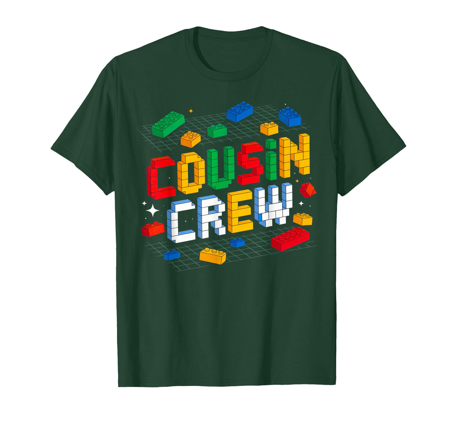 Cousin Crew Master Builder Building Bricks Blocks Family Toy T-Shirt