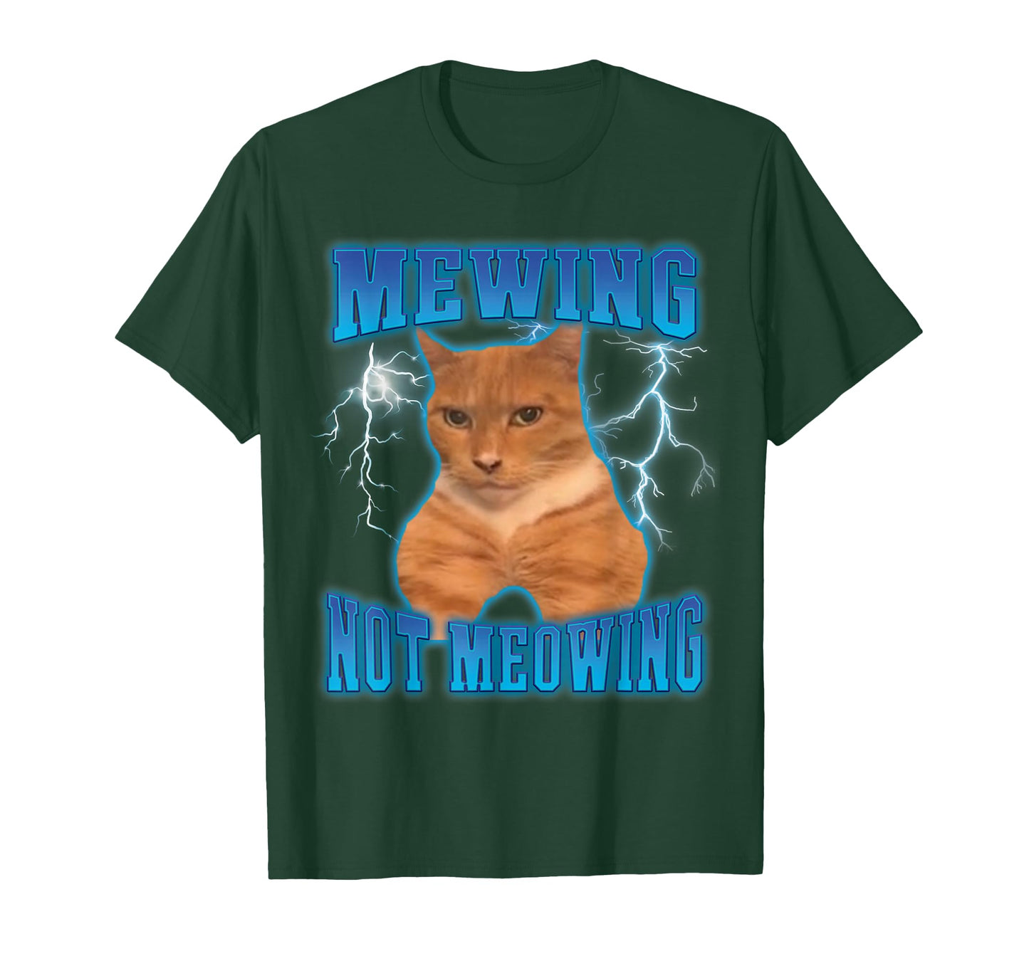 Cat Mewing Meme Cat Mewing Not Meowing T-Shirt