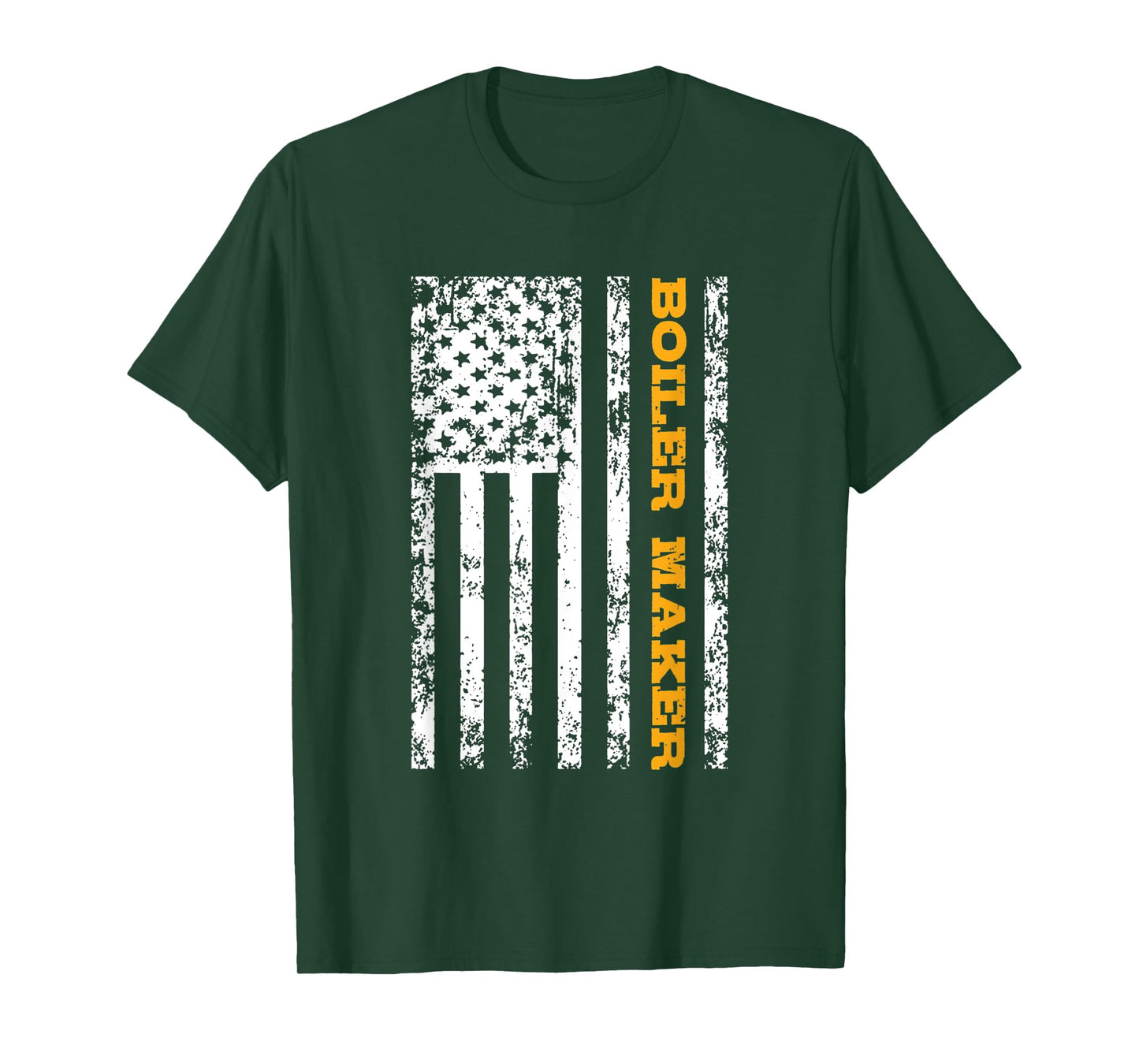 Boiler Maker USA Flag Gift Women Men T-Shirt