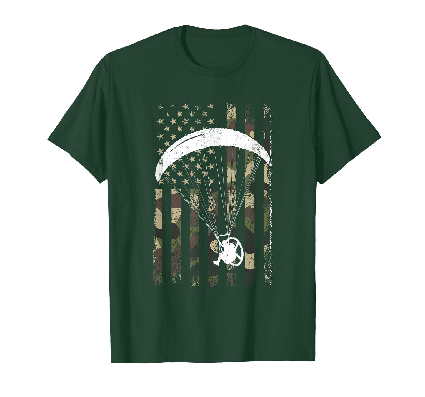 paramotor American Flag, paramotor T-Shirt