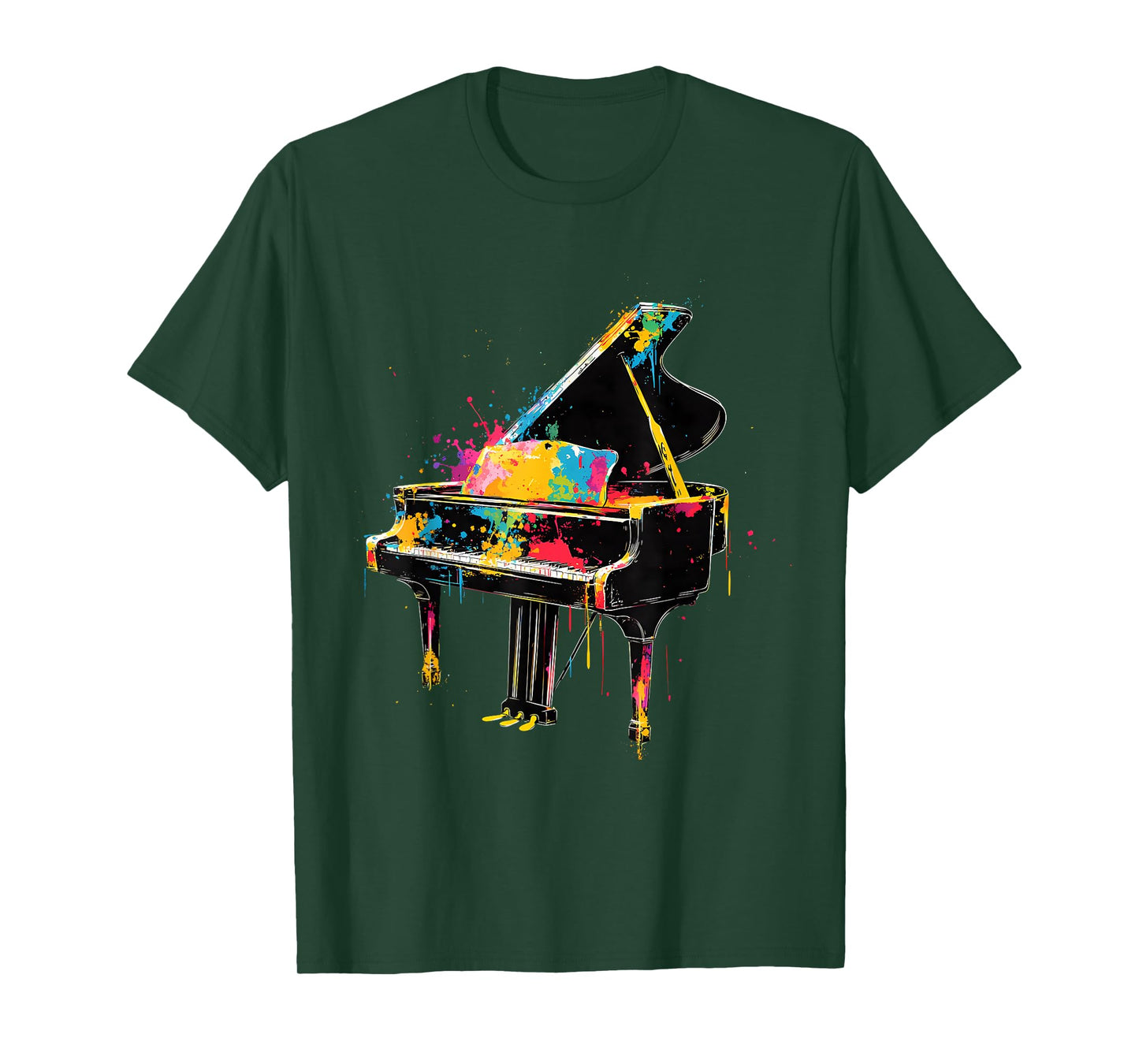 Colorful Piano Music Pianist T-Shirt