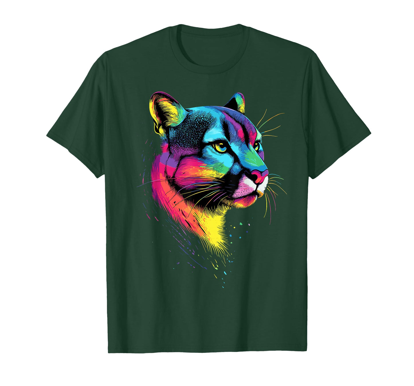 Puma Big Cat Mountain Lion Cougars Pumas Panther Cute Cougar T-Shirt