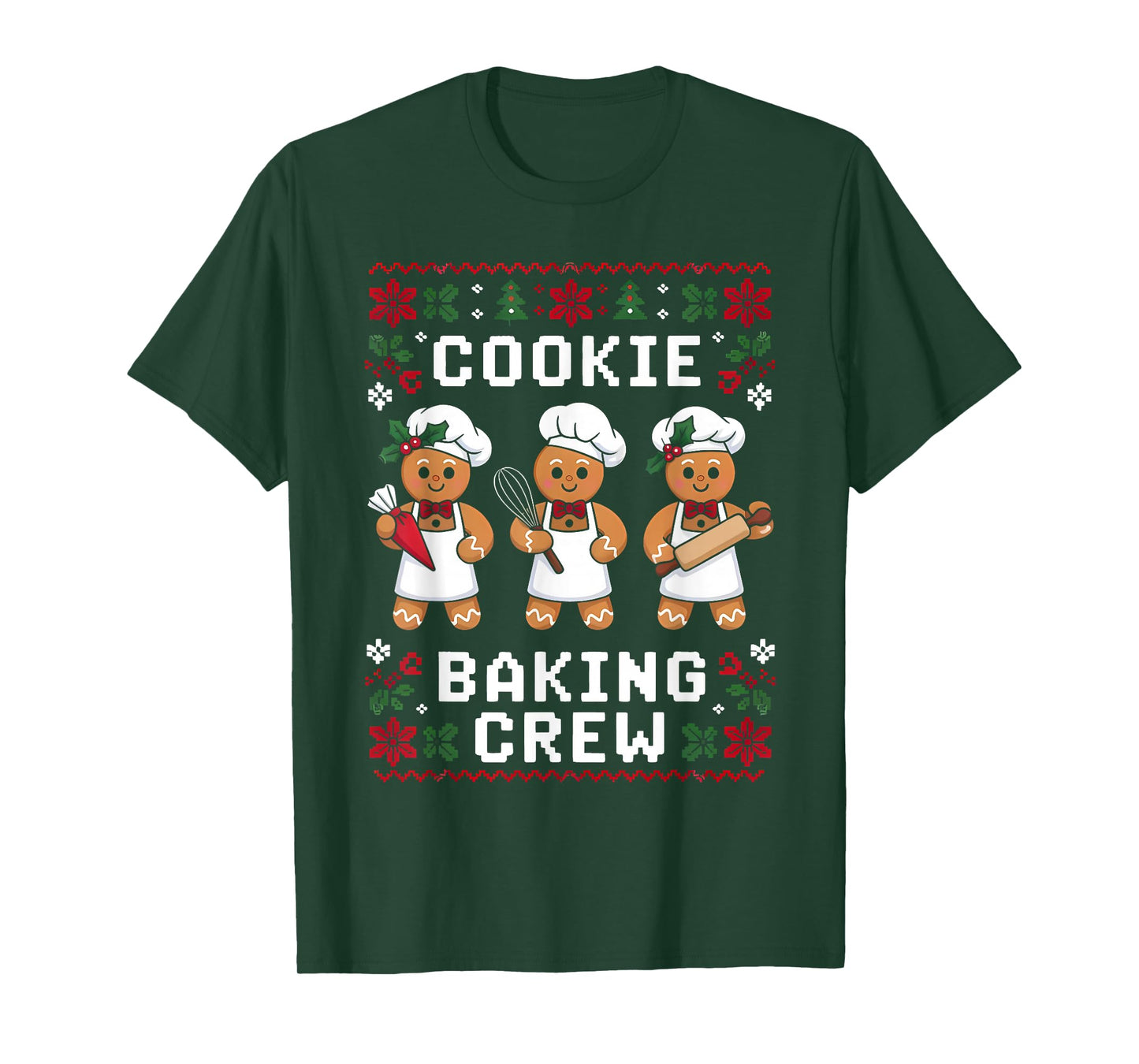 Christmas Cookie Baking Crew Family Baking Funny T-Shirt