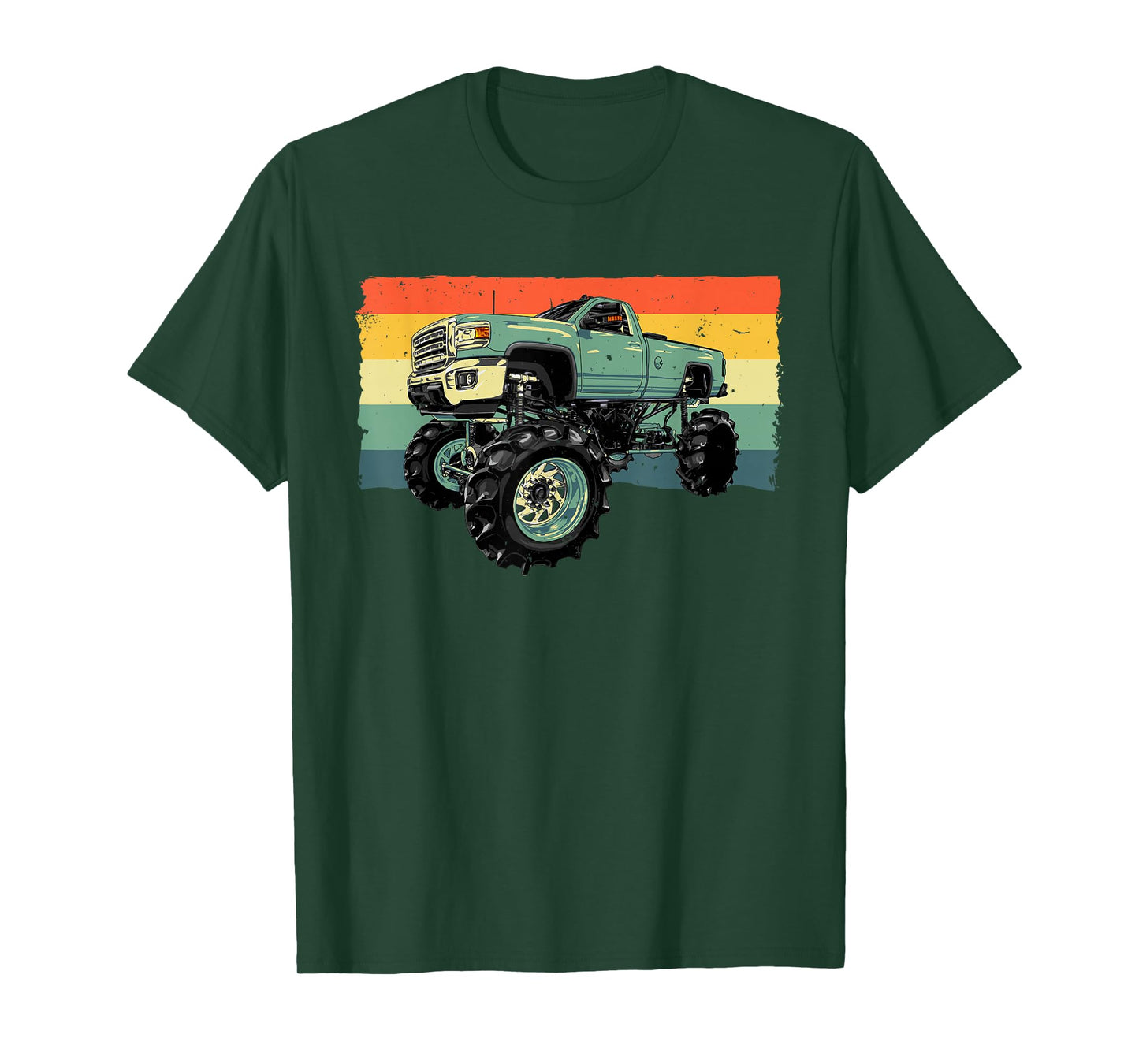 Cool Monster Truck For Men Women Toddler Big Monster Trucks T-Shirt
