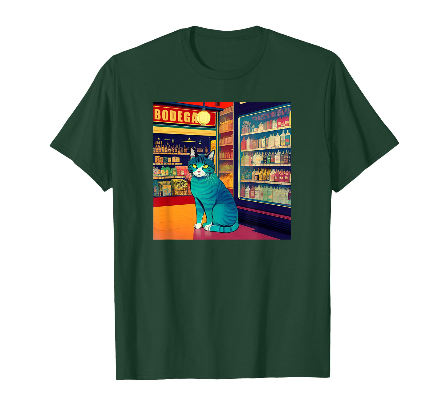 Cool Bodega Cat Meme Store Cat Men Women Kids T-Shirt