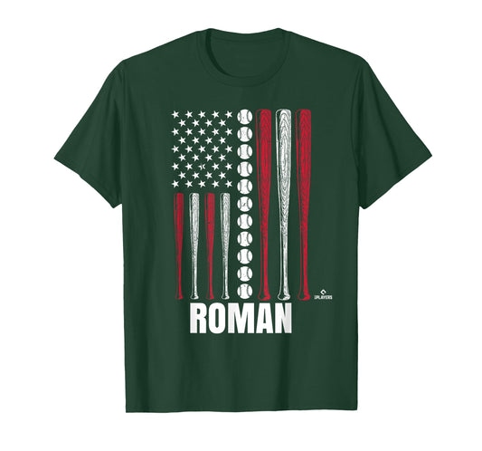 Baseball American Flag Roman Anthony Prospect Baseball Fan T-Shirt