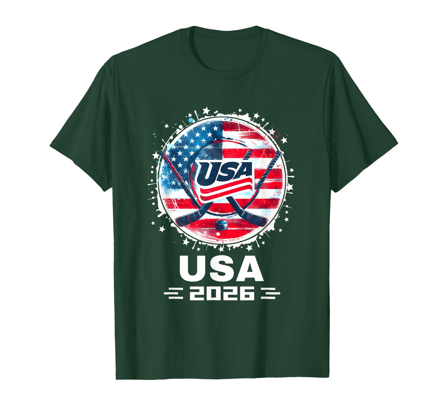 USA Team 2026 Hockey Shirt for Men Women Children Hockey T-Shirt