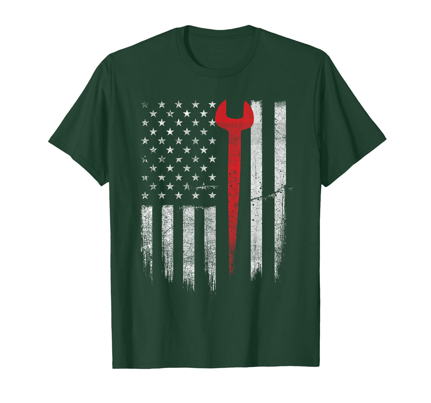 Patriotic Ironworker - USA Flag Ironworking Worker Rodbuster T-Shirt